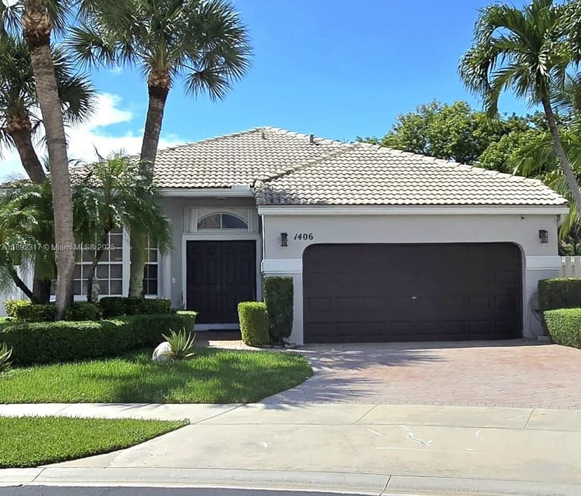 1406 NW 159th Ln, Pembroke Pines FL 33028